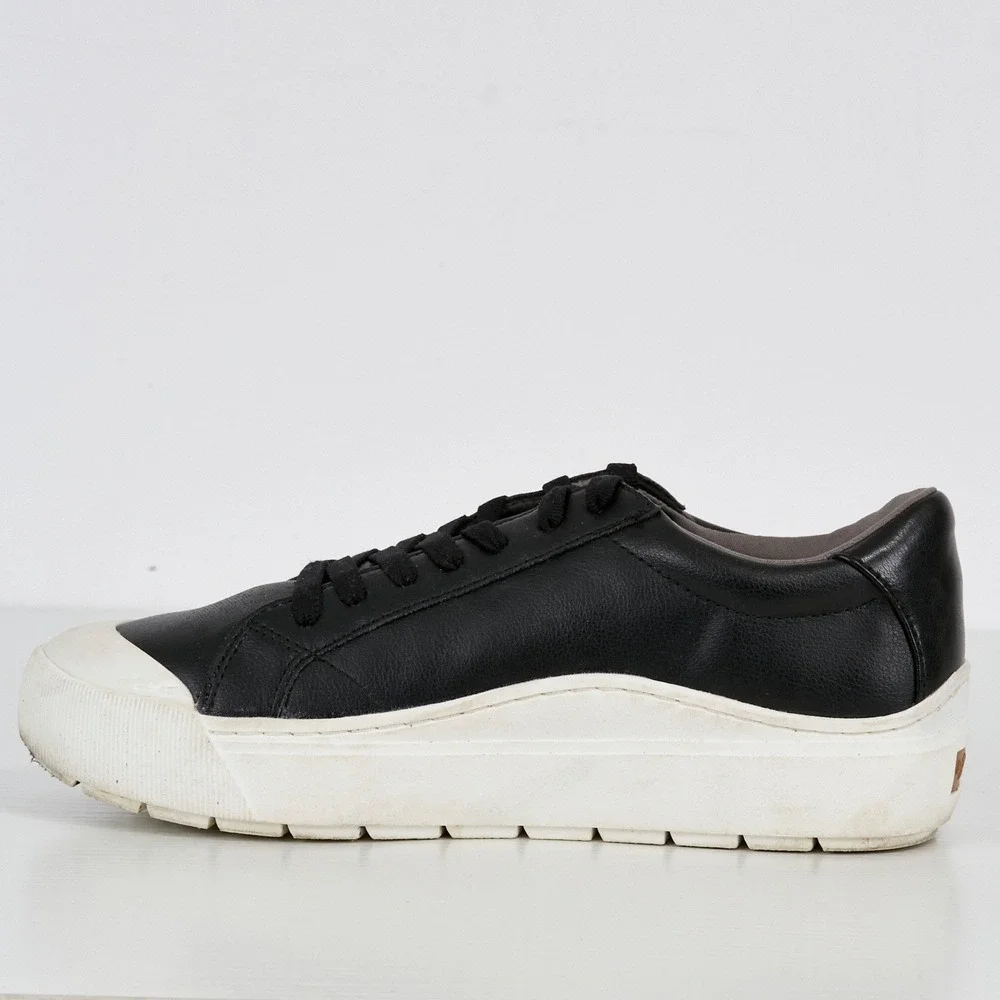Dr‎ Scholls Shoes Mens 9.5M Black Lace Up Low Top Sneakers Comfort Sole